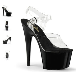 Pleaser® Black Platform Heels